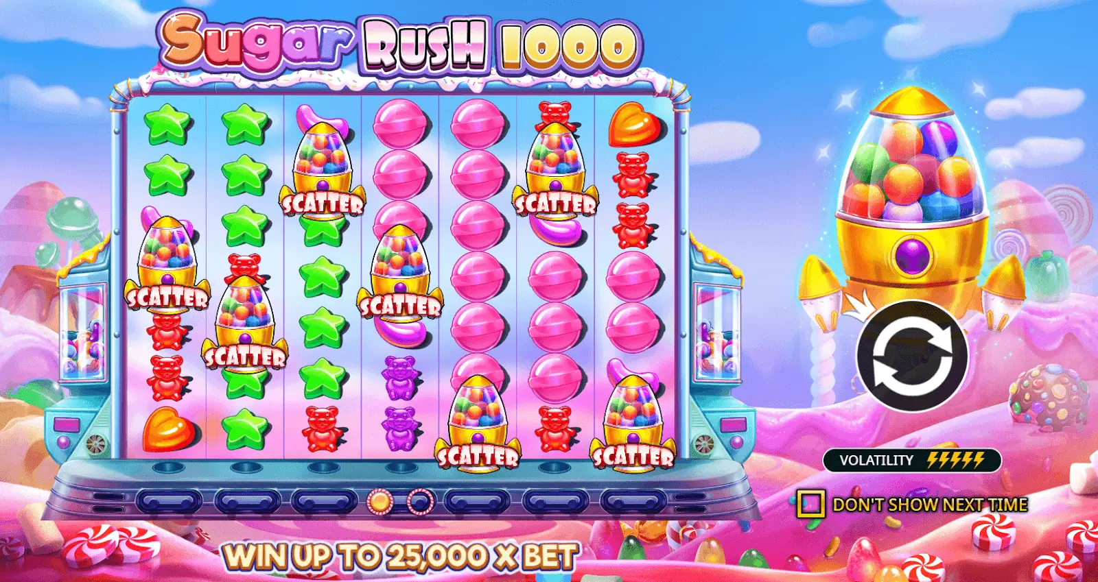 sugar rush 1000